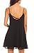 PrinStory Women's Summer Spaghetti Strap Chiffon Sleeveless Beach Slip Dress