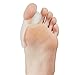NatraCure Gel Big Toe Bunion Guards & Toe Spreaders - 1315-M RET6PK - (6 Pieces) - (For Pain Relief from Crooked Toes, Pressure, and Hallux Bunions)