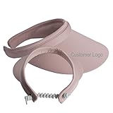Monterey Club Ladies Solid Headache Free Visor #V561 (Champagne, Size:UNI)