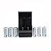 ON THE WAY®6pcs 16340 CR123A LR123A 3.7V 880mAh Rechargeable Li-Ion Battery + Dual Wall Charger