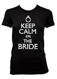 Cybertela Keep Calm I'm The Bride Junior Ladies T-shirt