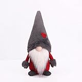 Amazlab Swedish Santa Gnome Plush, Handmade Scandinavian Tomte Nordic Nisse Sockerbit Elf Dwarf Home Household Ornaments, Christmas Santa Decoration