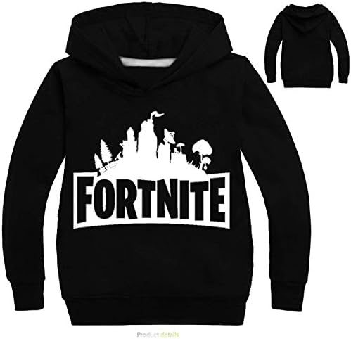 Fortnite for Kids Boys Long Sleeve Hoodies Sweatshirts Gift Game