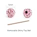 VCMART 14G 6PCS 38mm Stainless Steel Industrial Barbell Ear Cartilage Helix-Conch Piercing Bar 1 1/2 Inch