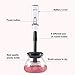 SMARTWOOD Makeup Brush Cleaner and Dryer, Completely Cleans and Dries Makeup Brushes in Seconds with 8 Rubber Holders, Suit for All Size Makeup Brushes