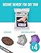 Moisturizing Socks and Pumice Stone for Cracked Feet - 2 x Aloe Socks to Treat Dry Feet Fast + Bonus: Pumice Stone as Heel Scrapper for Feet by Klondermann Spa