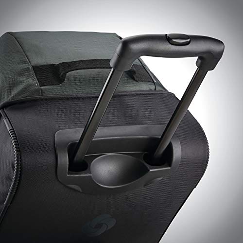 Samsonite Andante 2 Wheeled Rolling Duffel Bag, Moss Green/Black, 22