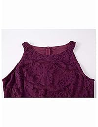 Vestido de novia de encaje con diseño floral de Halter Hi-lo de ChoiES para mujer