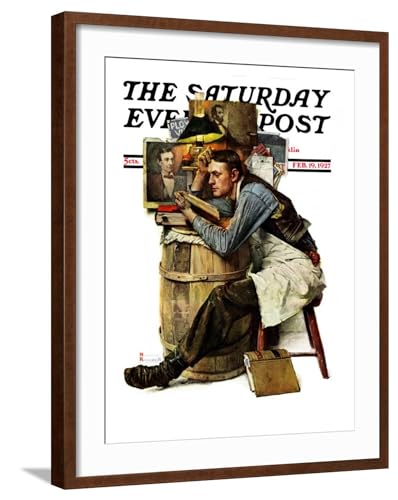 ART.COM Wall Giclee Print Law Student Saturday Evening Post Cover, February 19,…