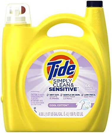 Amazon Com Tide Simply Clean Sensitive Cool Cotton Laundry Detergent 138 Fl Oz Health Personal Care