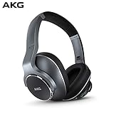 AKG N700NC Over-Ear Foldable Wireless Headphones, Active Noise Cancelling Headphones  - Silver (US Version)