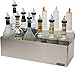 San Jamar Speed Rails Double Rails with 10 Quart Capacity for Kitchen, Bar, and Restaurants, Stainless Steel, 10 Quarts, Silver