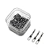 Threemart Barrel Swivel with Safty Snap Connector Solid Rings Fishing #7 +B (#7+B/90PCS)