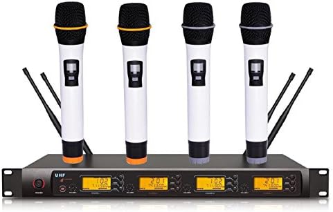 Wholesale Best-selling 4 Channels professional PLL karaoke wireless microphone
