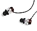 Symphonized ALN Premium Genuine Wood in-Ear Noise-isolating Headphones, Earbuds, Earphones with Mic (Black)