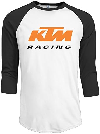 XSSYZ Men's KTM Racing Logo 3/4 Sleeve Raglan T