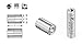 Amana Tool - RB-090 High Precision Steel Router Collet Reducer 1/4 Overall Dia x 2mm Inner