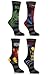 SockShop Kid's 4 Pair Marvel Comics Mix Hulk, Spiderman, Ironman & Wolverine Socks