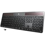 Logitech Wireless Solar Desktop Keyboard K750 for Mac - Black