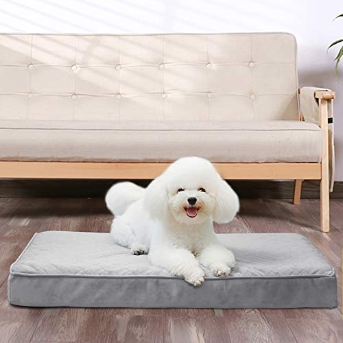 HACHIKITTY Orthopedic Dog Bed Removable Cover, Crate Dog Bed Mattress