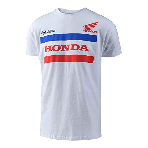 Troy Lee Designs Official Licensed Honda Tee (Medium, White)