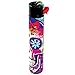Soft Cigarette Pouch Lighter Case with Snap Clasp Closure, Includes Free Lighter – Skull with Flowersthumb 2