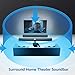 2.1 Channel Bluetooth Sound Bar with Built-in Dual Subwoofer Wohome TV Soundbar 38-Inch 80W 6 Drivers 105dB Remote Control (S29 with ARC)thumb 4