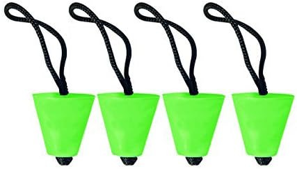 Best Neon Green Universal Kayak Scupper Plug Kit (Fit: Native Kayaks, Wilderness Systems Kayaks, Feelfree Kayaks, Perception Kayaks, Old Town Kayaks, plus all other major brands) (Set of 4)