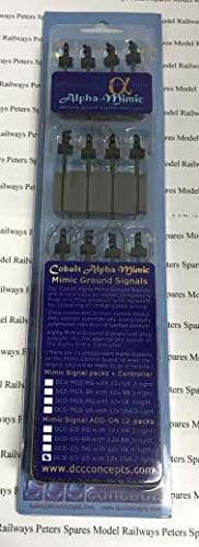 Dapol DCC Concepts DCD-GS-US Mimic Ground Signal Add on Pack (Pk12) - USA 2 Light HO/OO Gauge