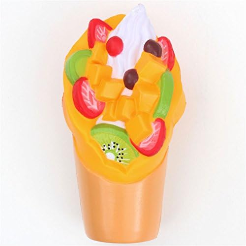 Kawaii Fruit sundae orange base Vlampo squishy