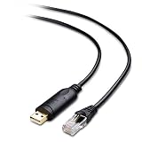 Cable Matters USB to RJ45 Console Cable (Compatible with Cisco Console Cable, Rollover Cable) with FTDI 6 Feet