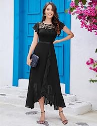 BeryLove Prom Dresses for Women Wedding Guest