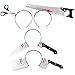 BLUE PANDA Horror Headbands, Blade Halloween Costume Accessories (One Size, 4 Pack)
