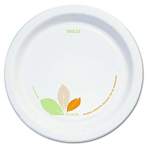 SOLO Cup Company SCC OFMP9J7234 OFMP9-J7234 Bare Paper Eco-Forward Dinnerware, 8-1/2