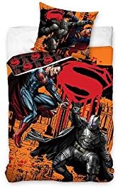 Batman Bedding Set, Cotton, Orange, 27x39x4 cm