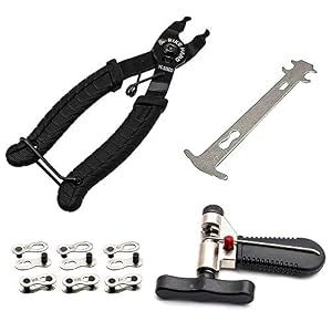 LncBoc Bike Repair Tool Kits, Bike Link Plier, Universal Chain Splitter,Chain Wear Indicator,Chain Link Connector…