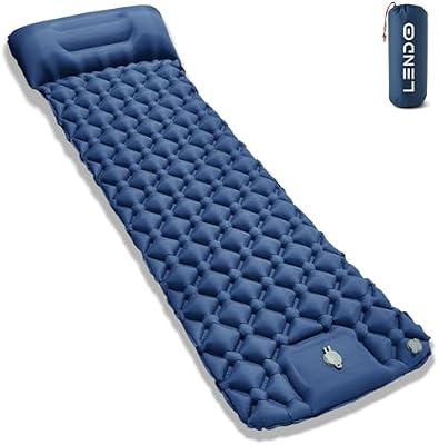 Camping Luftmatratze,Ultraleichte,195cm*60cm Mit Aufblasbarem