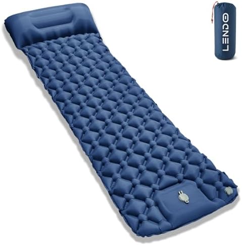 Camping Luftmatratze,Ultraleichte,195cm*60cm Mit Aufblasbarem