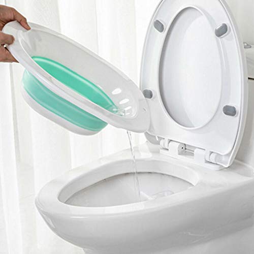 Sitz Bath Toilet Seat with Flusher Folding Bathroom Bathtub Soaking