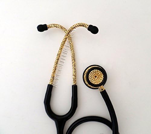 ICY Couture Littmann Cardiology IV Stethoscope with Swarovski Crystals (27", 24K Gold Crystals, 1)