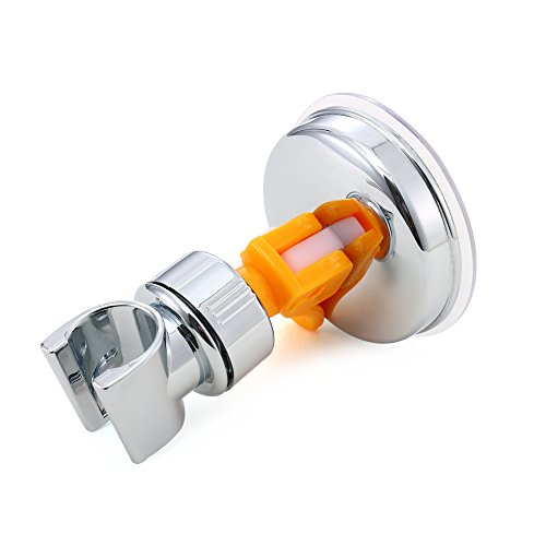 HOMEIDEAS Bathroom Suction Cup Handheld Shower head Holder Showerhead Bracket Adjustable Height