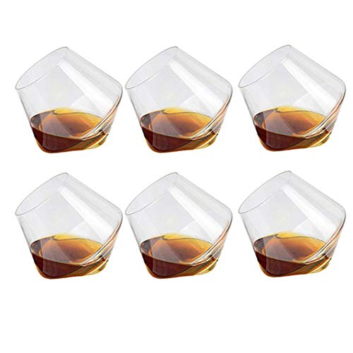Helmay Packung mit 6 400 ml Weinglas Whiskygläsern, die Tumbler Rum Wine Cup Glass Trinken