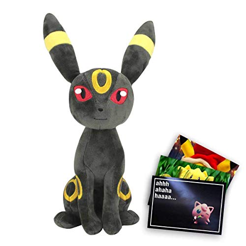 Lively Moments Pokemon Plüschtier/Kuscheltier/Plüschfigur Nachtara ca. 20 cm und Exklusive GRATIS Grußkarte