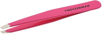 Tweezerman Slant Tweezer Pretty In Pink Stainless Steel Precision