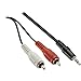 Insignia - 6' 3.5mm Mini-to-RCA Stereo Audio Cable - Black