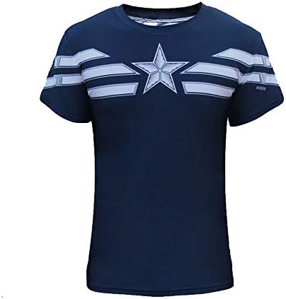 Marvel Comics T-Shirt Iron Man Captain America Spider-Man Superman Clothes COS Avengers Short Sleeve Slim Avengers League