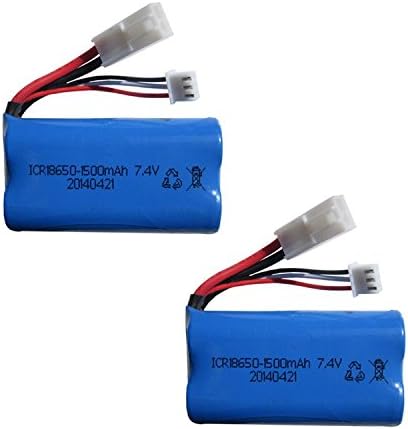 Czxin® 2Pcs 7.4V 1500mAh 15C Lipo Battery For Feilun FT009 RC Boat Spare Parts