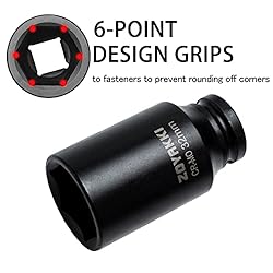 ZOYAKKI 1/2" Drive x 32 mm Deep 6 PT Impact