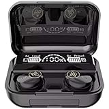 Nwest Wireless Earbuds Bluetooth 5.1 with 3D Touch Control Water Resistant Magnetic Charging Case Digital Power Display Sport