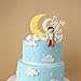 Two The Moon Cake Topper 2nd Birthday Cake Topper I Love You To The Moon And Back 2 Birthday Party Supplies Decorations